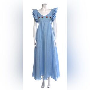 Fanm Mon Demre Linen Maxi Dress